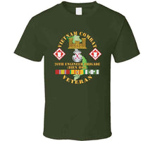 Load image into Gallery viewer, Vietnam Combat Veteran W 20th Engineer Brigade  Ssi - Bien Hoa X 300 T Shirt
