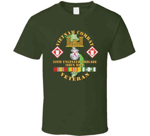 Vietnam Combat Veteran W 20th Engineer Brigade  Ssi - Bien Hoa X 300 T Shirt