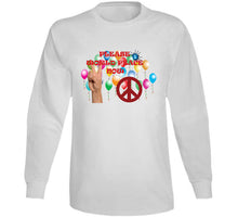 Load image into Gallery viewer, Army - Please World Peace Now W Peace Sign, Hand - Balloons X 300 Classic T Shirt, Crewneck Sweatshirt, Hoodie, Long Sleeve
