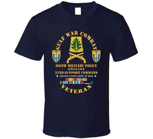 Gulf War Combat Vet - 800th Mp Brigade - Ssi, 22nd Support Command Ssi W Gulf Svc X 300 Classic T Shirt, Crewneck Sweatshirt, Hoodie, Long Sleeve