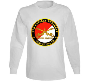 Army - 9th Cavalry Regiment - Fort Union,  Nm - Buffalo Soldiers W Cav Branch Classic T Shirt, Crewneck Sweatshirt, Hoodie, Long Sleeve