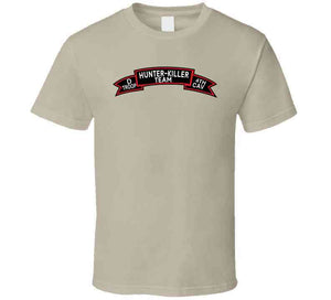 D Troop 4th Cav - Hunter-killer Team Scroll T Shirt