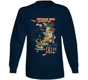 Map - Vietnam Units -with Wpns - Equipment Classic T Shirt, Crewneck Sweatshirt, Hoodie, Long Sleeve