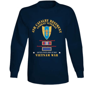 4th Cavalry Regiment - Vietnam War W Puc And Vua X 300 T Shirt