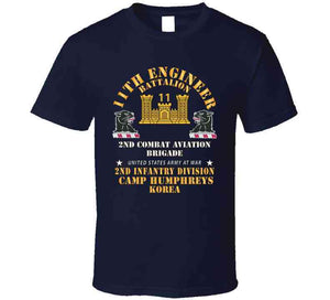 11th Engineer Battalion - Camp Humphries 2nd Infantry Division - Korea  X 300 T Shirt