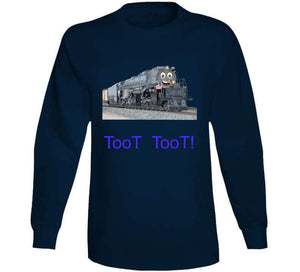 Toot Toot Train Baby Bib