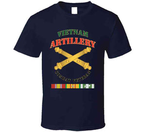 Army - Artillery - Vietnam - Combat Vet T Shirt