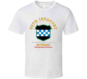 99th Infantry Division - Checkerboard Division X 300  Classic T Shirt, Crewneck Sweatshirt, Hoodie, Long Sleeve