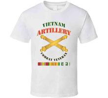 Load image into Gallery viewer, Army - Artillery - Vietnam - Combat Vet T Shirt
