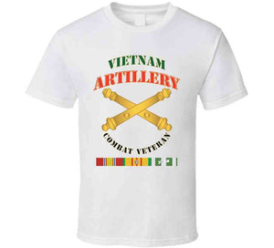 Army - Artillery - Vietnam - Combat Vet T Shirt