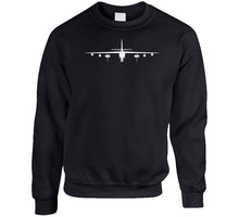 Load image into Gallery viewer, Airplane - B-47 Stratojet Bomber - Front - Silhouette - White X 300 T Shirt
