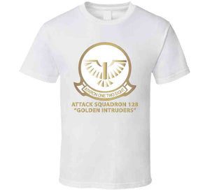 Attack Squadron 128 - Golden Intruders - White W Text X 300 Classic T Shirt, Crewneck Sweatshirt, Hoodie, Long Sleeve