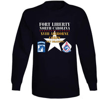 Load image into Gallery viewer, Army - Fort Liberty North Carolina - Xviii Airborne Corps (sky Dragons) - Ssi - Dui X 300 T Shirt
