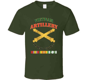 Army - Artillery - Vietnam - Combat Vet T Shirt