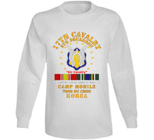 Load image into Gallery viewer, Army - 5th Squadron 17th Cavalry - Air Cav - Camp Mobile Korea W Kdsm Svc Classic T Shirt, Crewneck Sweatshirt, Hoodie, Long Sleeve
