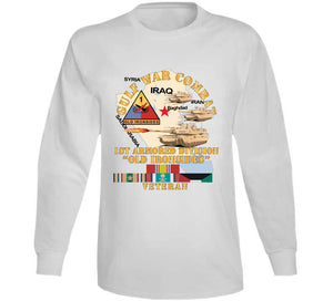 Gulf War Combat Armor Vet W 1st Armored Division X 300 Classic T Shirt, Crewneck Sweatshirt, Hoodie, Long Sleeve