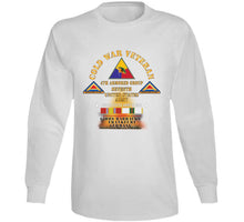 Load image into Gallery viewer, Cold War Vet -  4th Armored Group - Frankfurt Germany W Fire W Dui - Cold X 300 T Shirt
