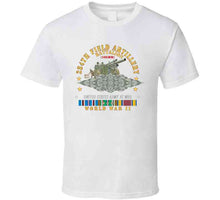 Load image into Gallery viewer, Dui - 284th Field Artillery Battalion - Dui W Br - 105mm Gun - Crew - Eur Svc Wwii X 300 T Shirt
