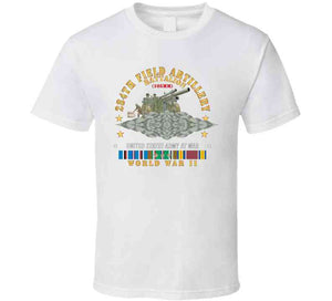 Dui - 284th Field Artillery Battalion - Dui W Br - 105mm Gun - Crew - Eur Svc Wwii X 300 T Shirt