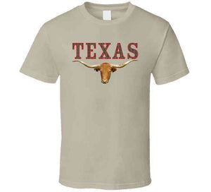 Texas - Rattler Skin -texas Longhorn - Outline Red X 300 Classic T Shirt, Crewneck Sweatshirt, Hoodie, Long Sleeve