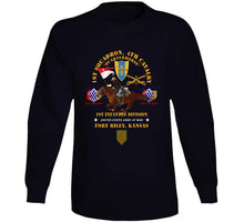Load image into Gallery viewer, Army - 1st Squadron, 4th Cavalry - 1st Inf Div - Devil Bde - Ft Riley, Ks W Rider X 300 T Shirt
