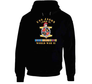 Navy - Uss Jason (arh-8) - Wwii W  Pac Svc X 300 Classic T Shirt, Crewneck Sweatshirt, Hoodie, Long Sleeve