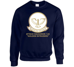 Attack Squadron 128 - Golden Intruders - White W Text X 300 Classic T Shirt, Crewneck Sweatshirt, Hoodie, Long Sleeve