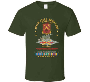 Dui - 284th Field Artillery Battalion - Dui W Br - Helpmate - 105mm Gun - Crew - Eur Svc Wwii X 300 T Shirt