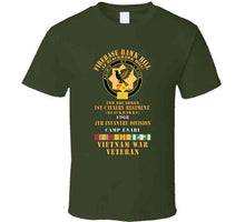 Load image into Gallery viewer, Army - Dui - 2nd Squadron, 1st Cavalry,firebase Hawk Hill - 4th Id - 1968 W Vn Svc X 300 T Shirt
