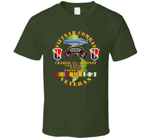 Army - Vietnam Combat Vet - C Co 75th Infantry (Ranger) - I Field Force SSI Classic T Shirt, Crewneck Sweatshirt, Hoodie, Long Sleeve