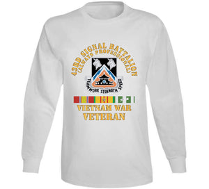 Army - 43rd Signal Battalion - Vietnam War Veteran - Dui W Vn Svc X 300 T Shirt