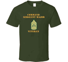 Load image into Gallery viewer, Command Sergeant Major - Csm Wtxt - Flat X 300 T Shirt
