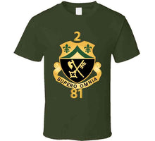 Load image into Gallery viewer, 2nd Battalion, 81st Armor - Dui W Regiment Number X 300 T Shirt
