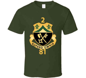 2nd Battalion, 81st Armor - Dui W Regiment Number X 300 T Shirt