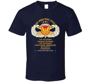 39th Field Artillery Regiment, 1st Platoon, Fdc, Charlie Battery, 1st Battalion Airborne - V1 Gold X 300 Classic T Shirt, Crewneck Sweatshirt, Hoodie, Long Sleeve