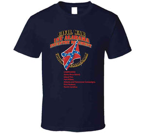 Civil War - 1st Alabama Infantry Regiment - Csa X 300 T Shirt