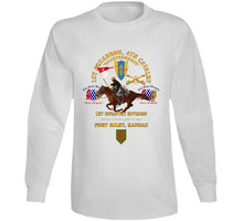 Load image into Gallery viewer, Army - 1st Squadron, 4th Cavalry - 1st Inf Div - Devil Bde - Ft Riley, Ks W Rider X 300 T Shirt
