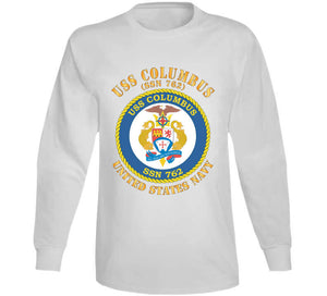 Navy - Uss Columbus Ssn 762 W Txt X 300 T Shirt