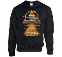 Load image into Gallery viewer, Cold War Vet -  3rd Armored Division  - Gelnhausen, Germany - M60a1 Tank  - Spearhead W Fire - 1978-1981 W Dui - Cold X 300 T Shirt
