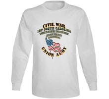 Load image into Gallery viewer, Civil War - 1st South Carolina Volunteer Infantry Regiment (colored) - Usa X 300 T Shirt
