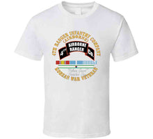 Load image into Gallery viewer, 4th Ranger Infantry Company - Airborne - Korea W Svc Ribbons X 300 T Shirt
