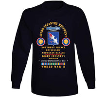 Load image into Gallery viewer, Army - 423rd Infantry Regiment, 106th Infantry Div - Northern France Rhineland Eur Wwii W Eur Svc X 300 T Shirt
