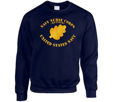 Load image into Gallery viewer, Navy - Navy Nurse Corps Pin Branch Retired W Txt Classic T Shirt, Crewneck Sweatshirt, Hoodie, Long Sleeve
