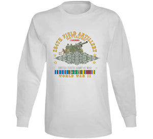 Dui - 284th Field Artillery Battalion - Dui W Br - 105mm Gun - Crew - Eur Svc Wwii X 300 T Shirt