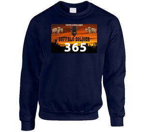 Us Army - Buffalo Soldier - 365 W Buffalo Head Center X 300 Classic T Shirt, Crewneck Sweatshirt, Hoodie, Long Sleeve