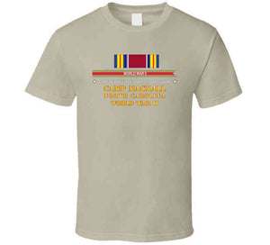 Army - Camp Mckall, Nc W Svc Wwii W Streamer X 300 Classic T Shirt, Crewneck Sweatshirt, Hoodie, Long Sleeve