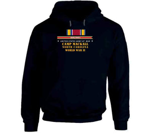 Army - Camp Mckall, Nc  W Svc Wwii W Streamer X 300 Classic T Shirt, Crewneck Sweatshirt, Hoodie, Long Sleeve