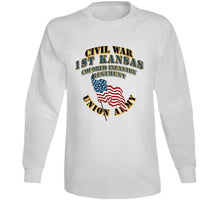 Load image into Gallery viewer, Civil War - 1st Kansas Colored Infantry Regiment - Usa X 300 T Shirt
