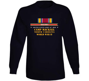 Army - Camp Mckall, Nc  W Svc Wwii W Streamer X 300 Classic T Shirt, Crewneck Sweatshirt, Hoodie, Long Sleeve