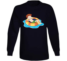 Load image into Gallery viewer, Boy In Water Tub Floating X 300  Classic T Shirt, Crewneck Sweatshirt, Hoodie, Long Sleeve
